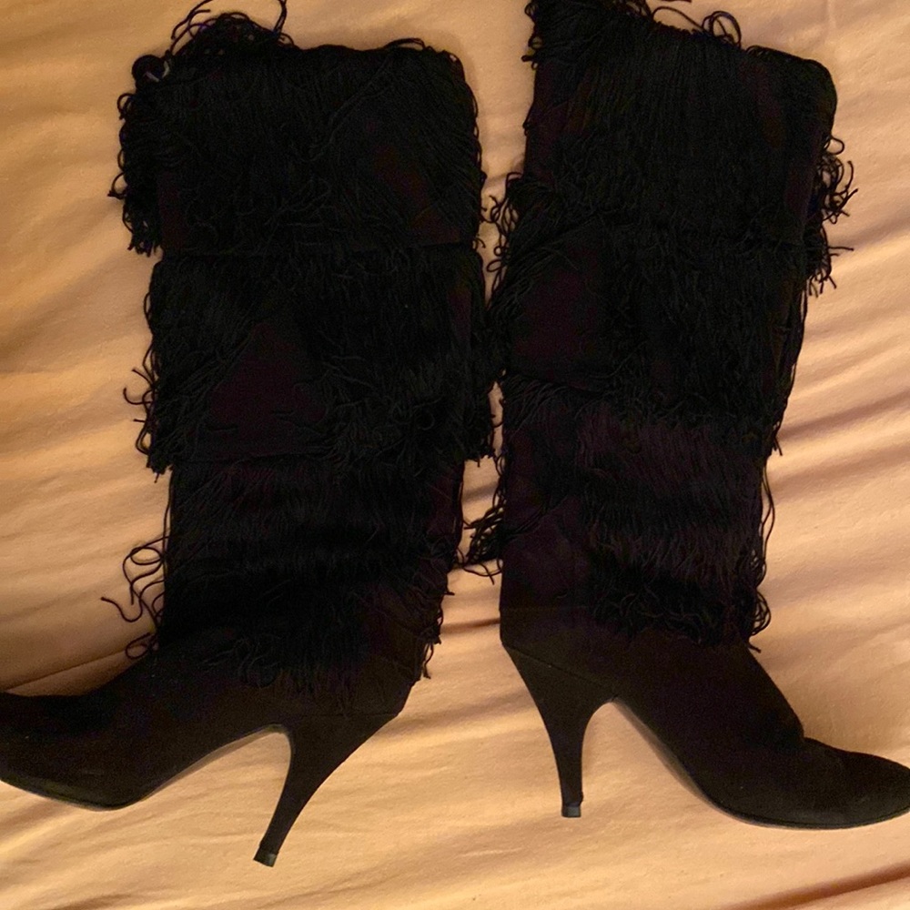 Portofino fringe boots